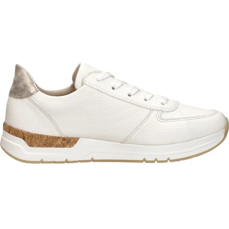 Rieker 58902-80 sneaker wit