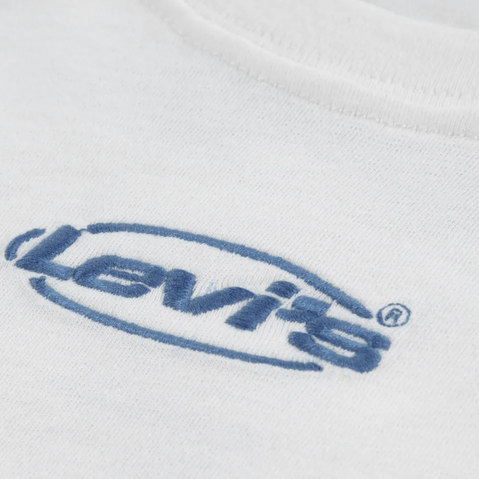 Levi's Kids longsleeve met backprint wit, foto 6