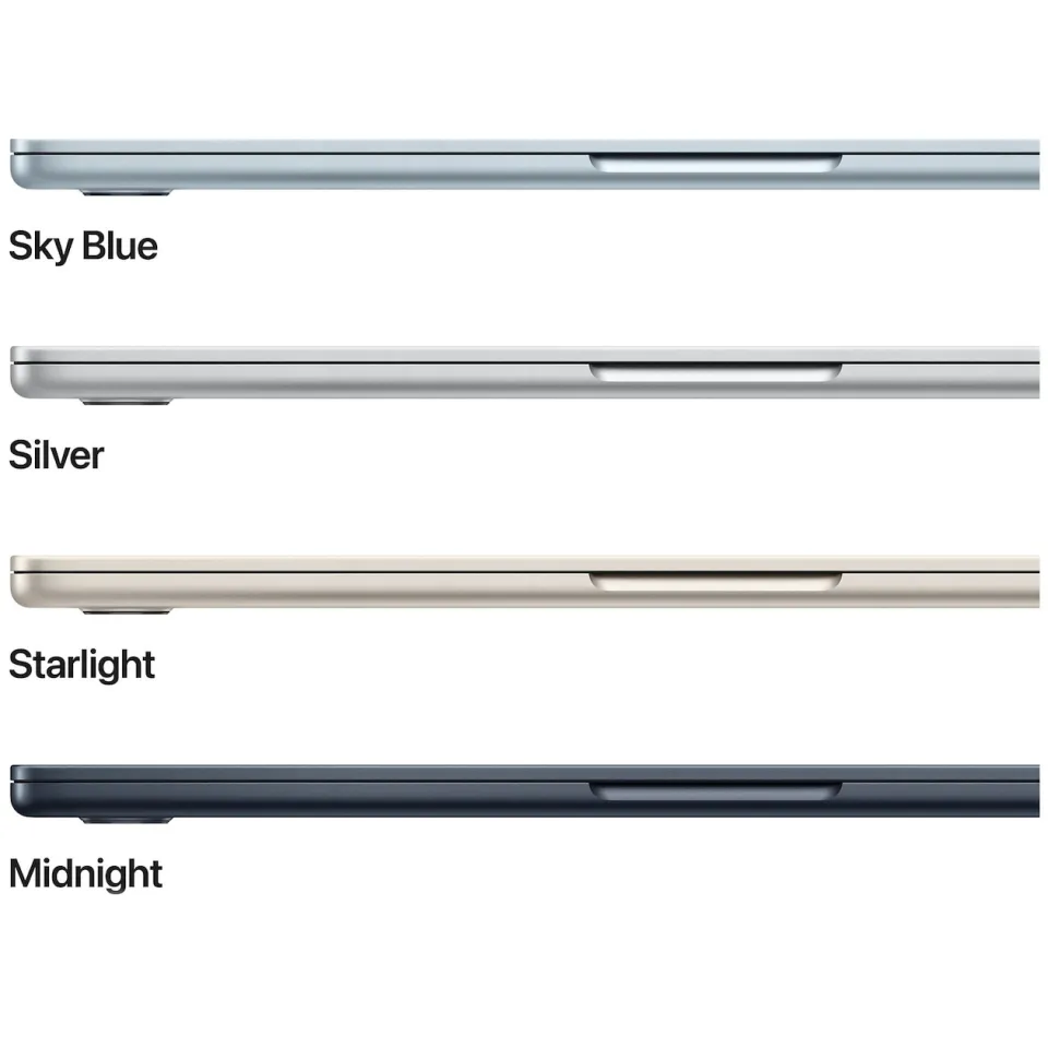 Apple MacBook Air 13 inch (2026) M5 laptop zilver, foto 3
