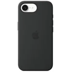 Apple iPhone 16e Silicone Case Telefoonhoesje Zwart