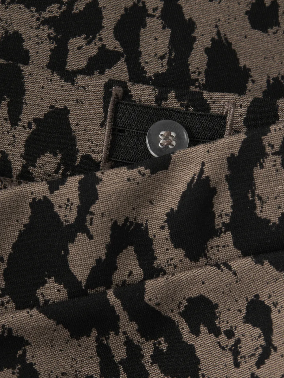 NAME IT bootcut broek panterprint bruin, foto 2