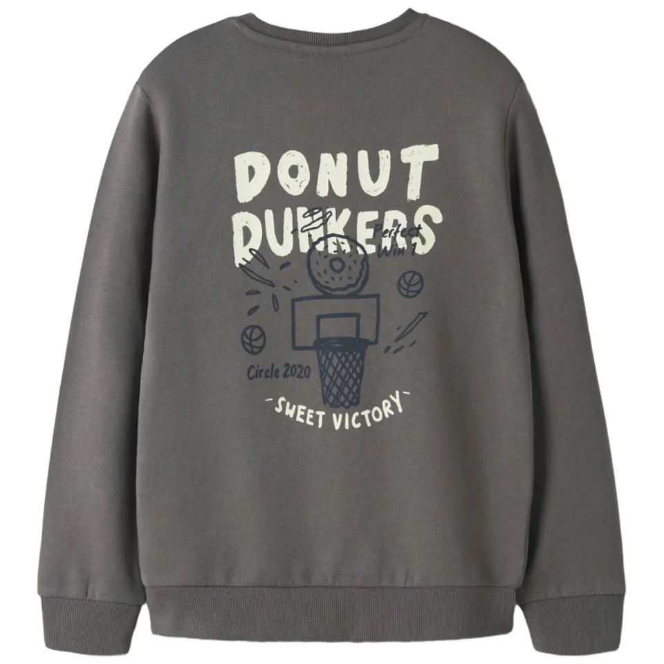 GUPPY MINI sweater met backprint - grijs, foto 3