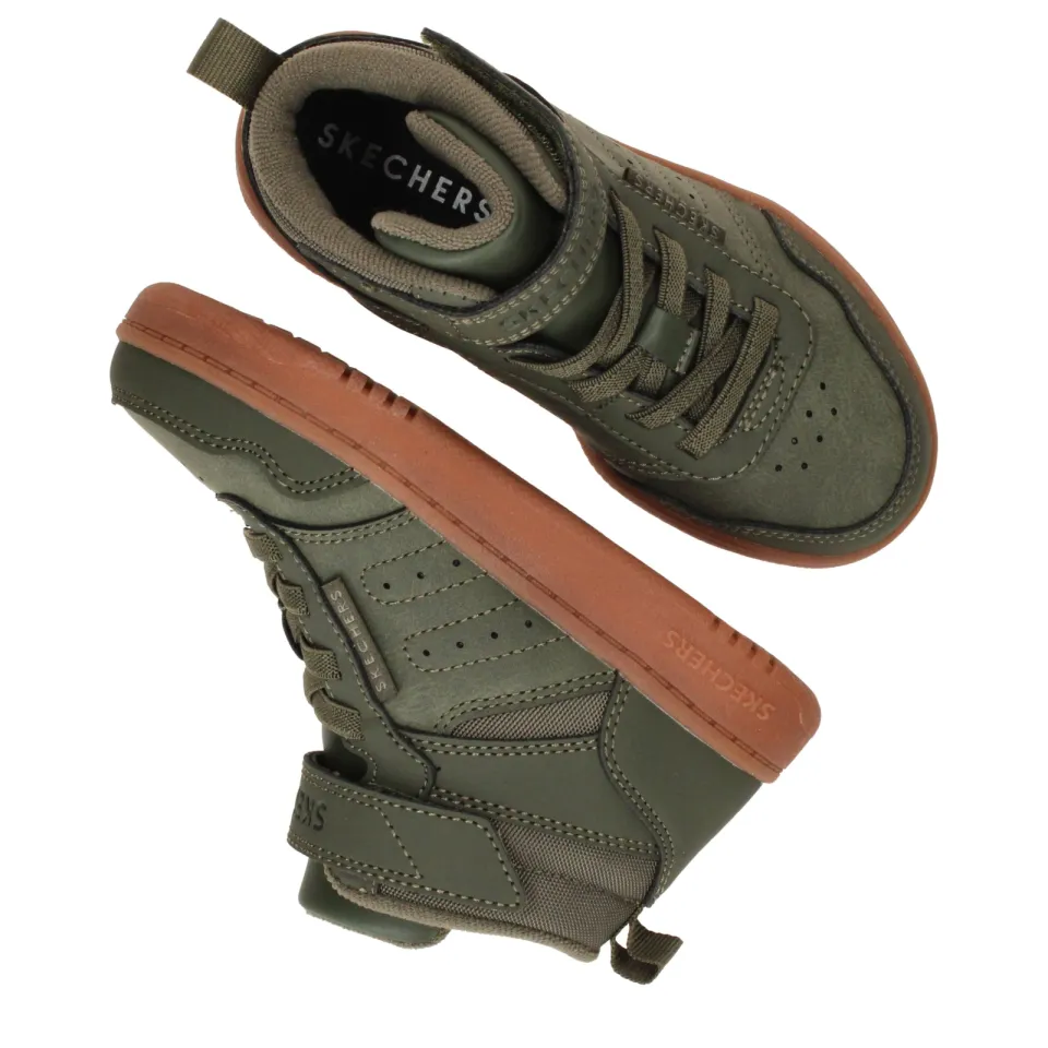 Skechers Quick Street hoge sneakers groen, foto 4