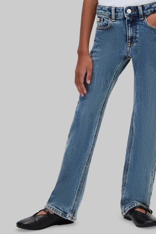 Calvin Klein regular waist flared jeans - mediumblauw, foto 4