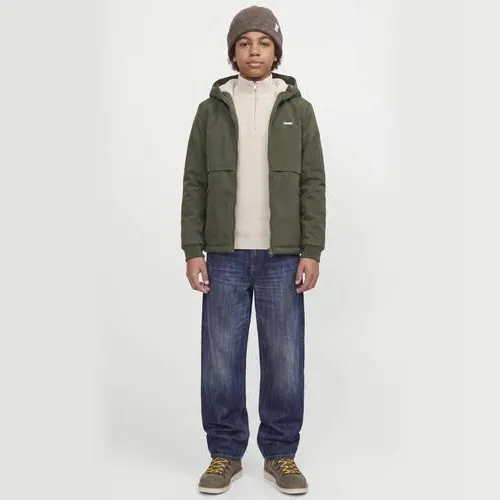 Jack & Jones winterjas donkergroen, foto 5