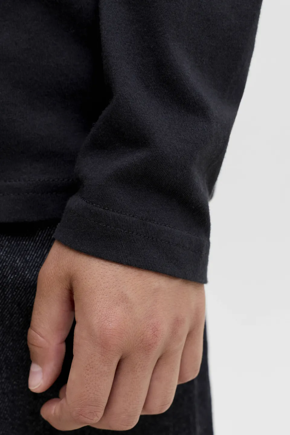 Jack & Jones longsleeve met logo zwart, foto 8