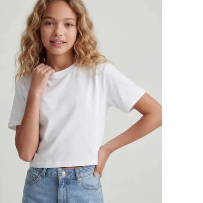 JJXX GIRL cropped T-shirt wit, foto 6