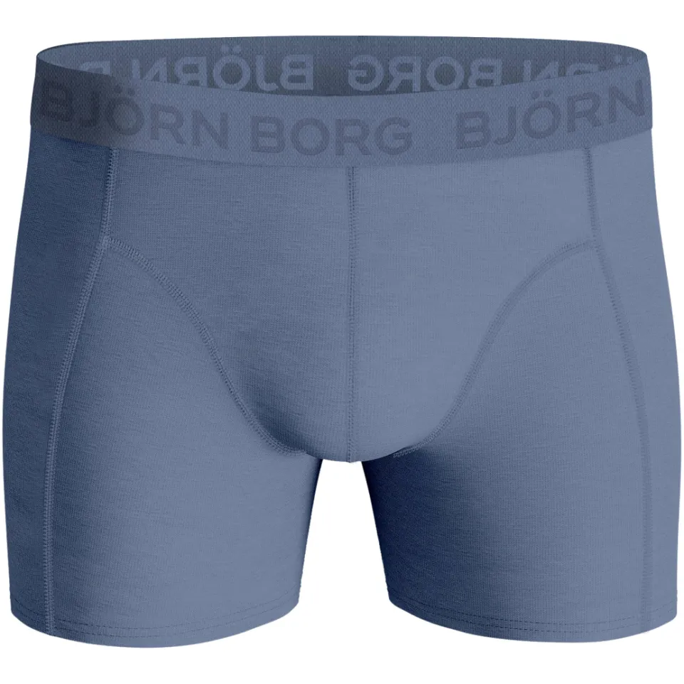 Björn Borg Cotton Stretch boxershorts 5-pack blauw/zwart, foto 4