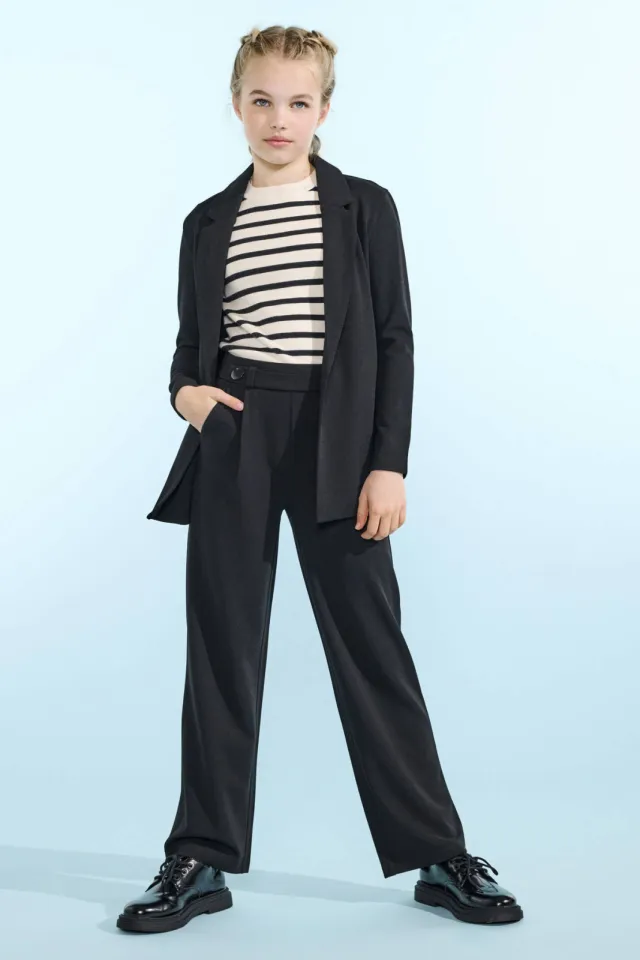 Only KIDS ONLY GIRL wide leg broek zwart