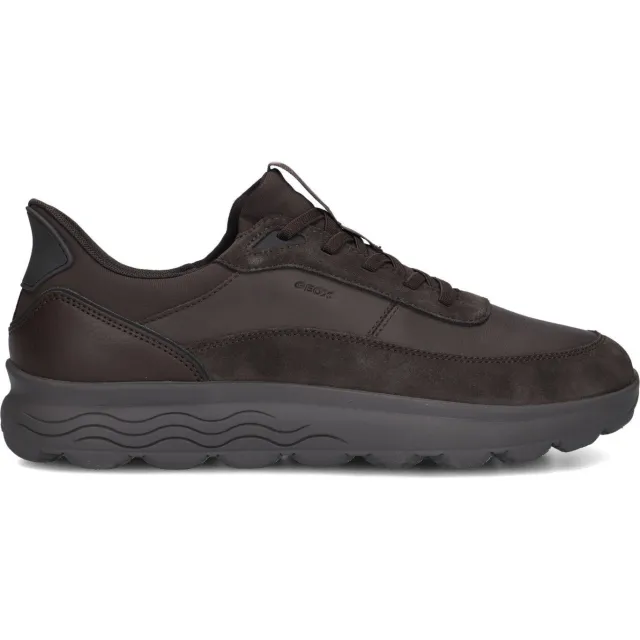 Geox Spherica Plus lage sneakers bruin