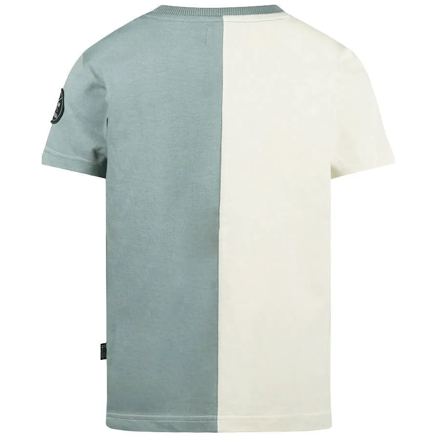 No Way Monday t-shirt grijsblauw, foto 5
