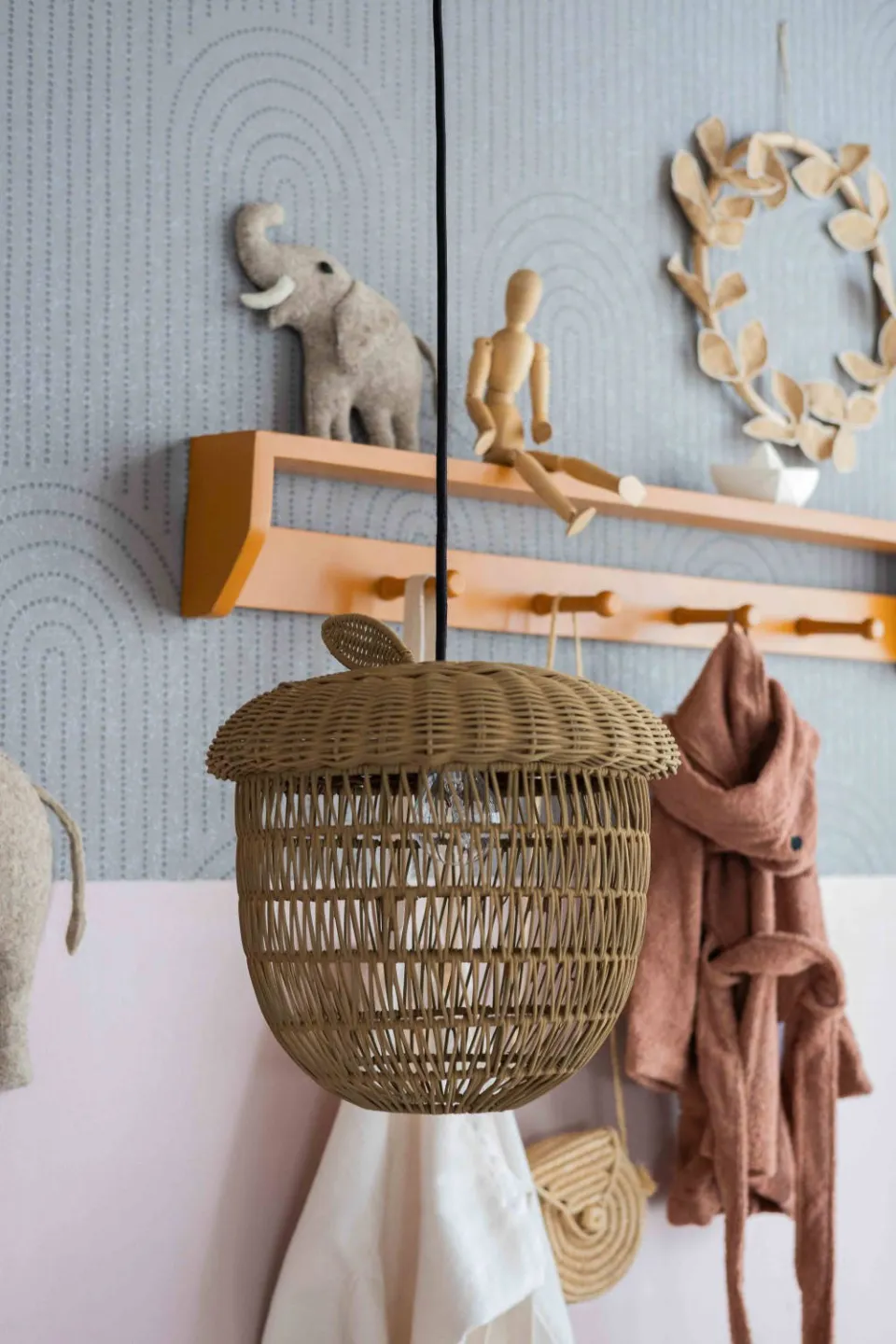 Kidsdepot Veda hanglamp rotan naturel, foto 4