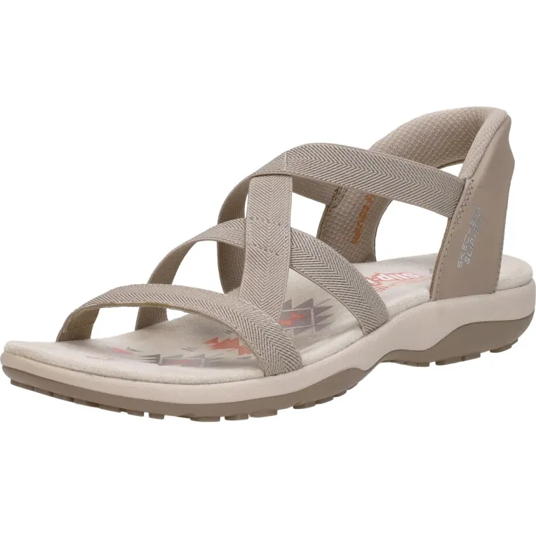 Skechers Slip-Ins Reggae Slim sandalen taupe, foto 5