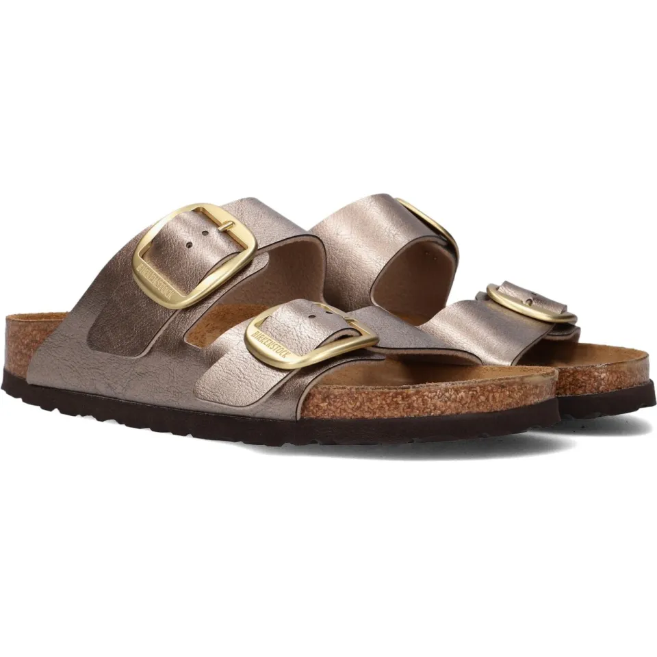 Birkenstock Arizona Big Buckle slipper taupe, foto 4