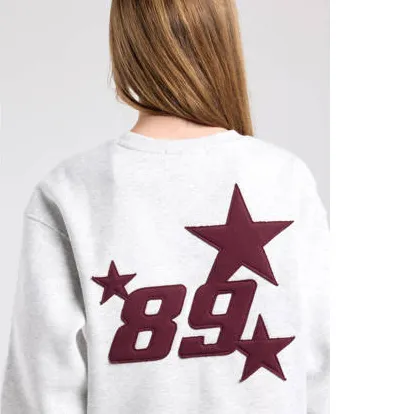 America Today sweater met backprint - grijs, foto 5