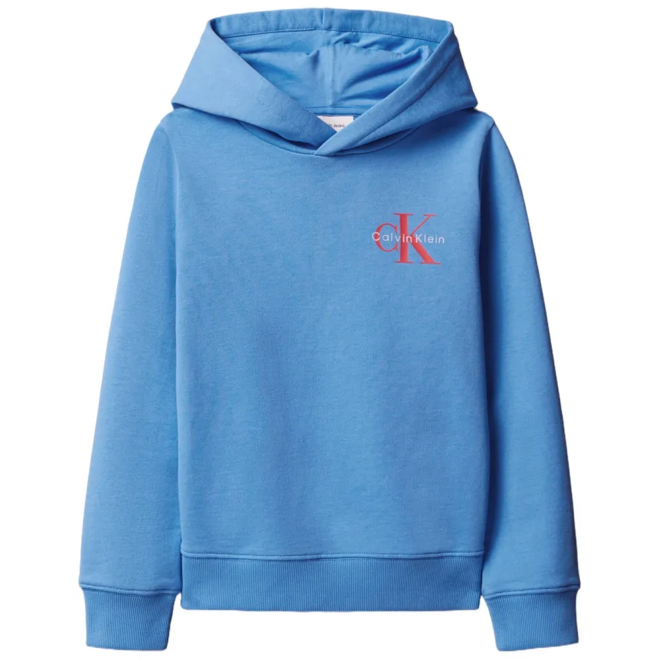 Calvin Klein sweat hoodie met logo - blauw, foto 2