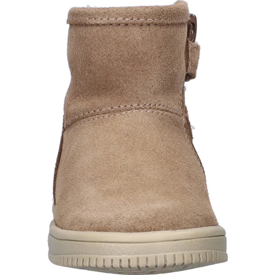Nelson Kids gevoerde suède enkelboots beige, foto 2