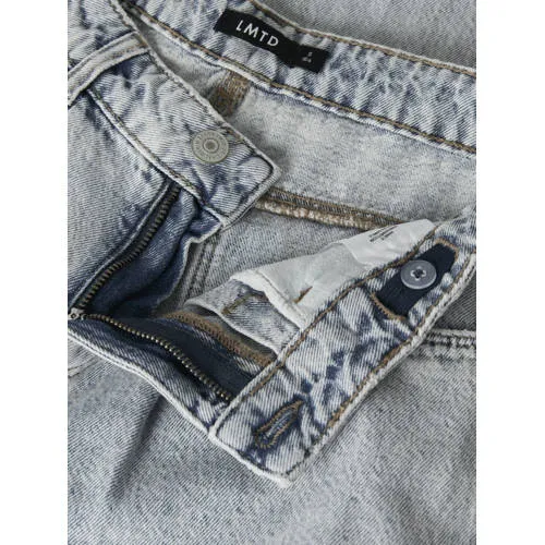 LMTD low waist barrel jeans - lichtblauw, foto 4