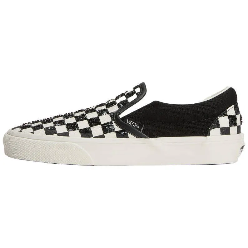 Vans Slip-On Checkerboard katoenen geruite sneakers - zwart/wit, foto 3