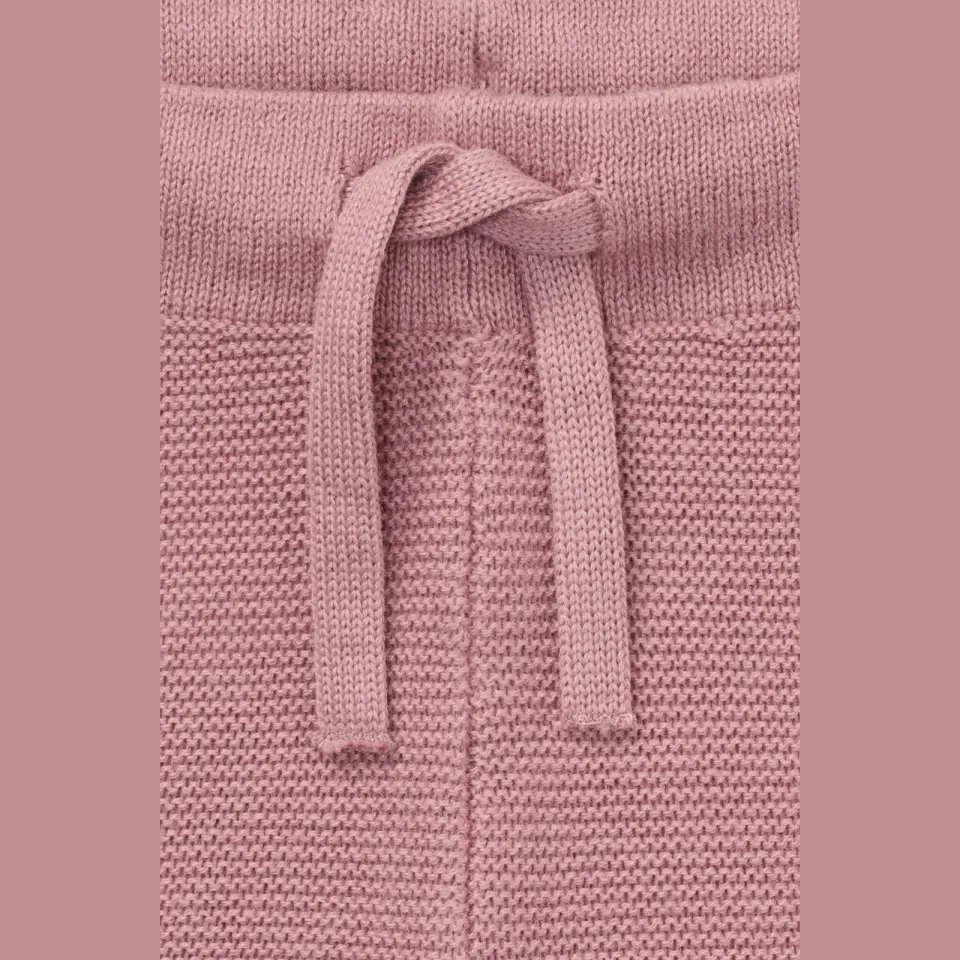 Noppies baby katoenen gebreide babybroek mauve, foto 4