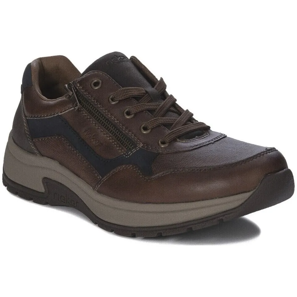 Rieker 1100125 lage sneakers bruin, foto 2