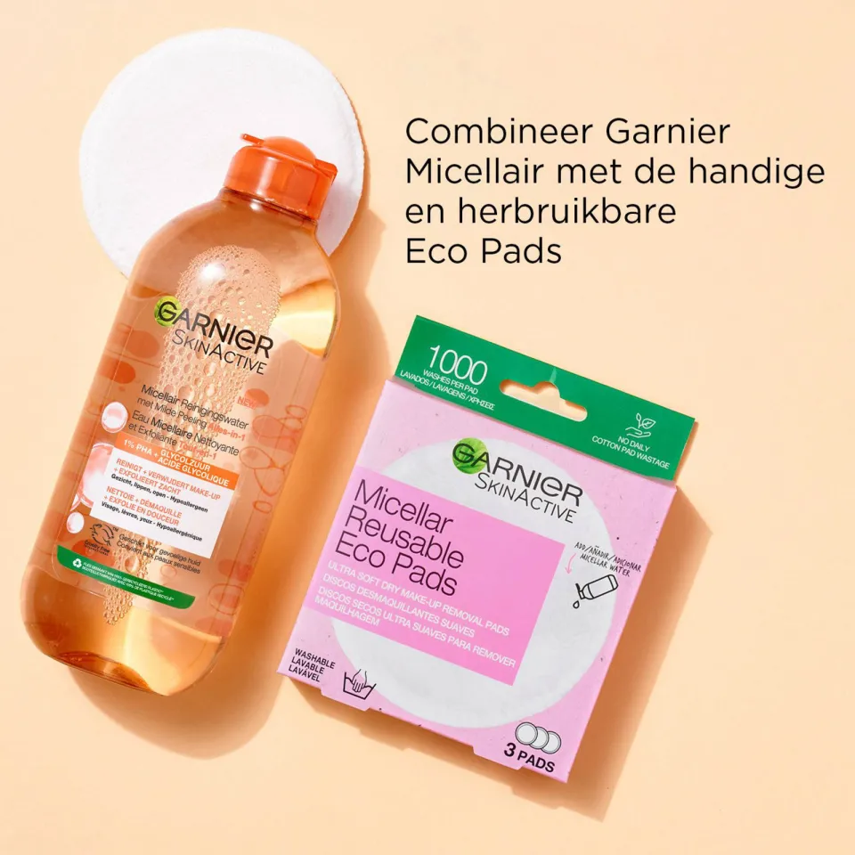 Garnier SkinActive micellair reinigingswater met milde peeling 400 ml, foto 4