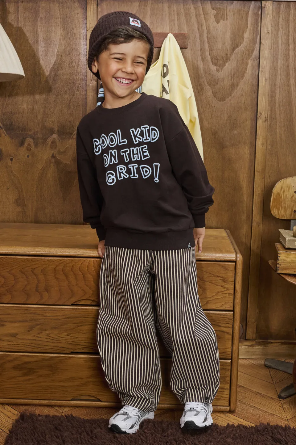 Z8 mini sweater Janoah donkerbruin