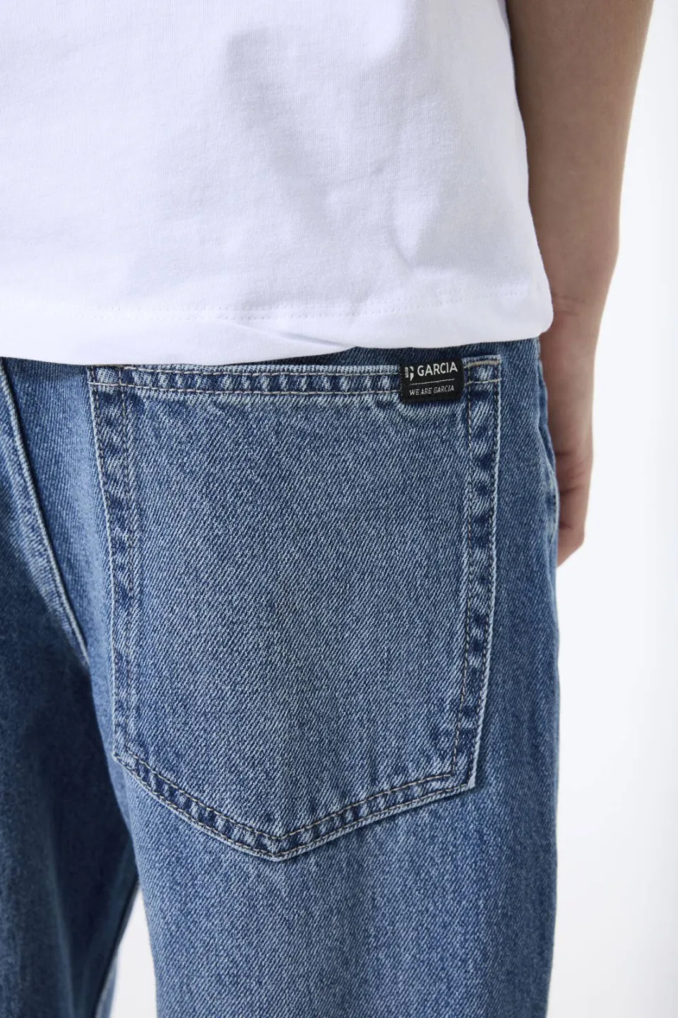 Garcia baggy jeans medium blue denim, foto 6