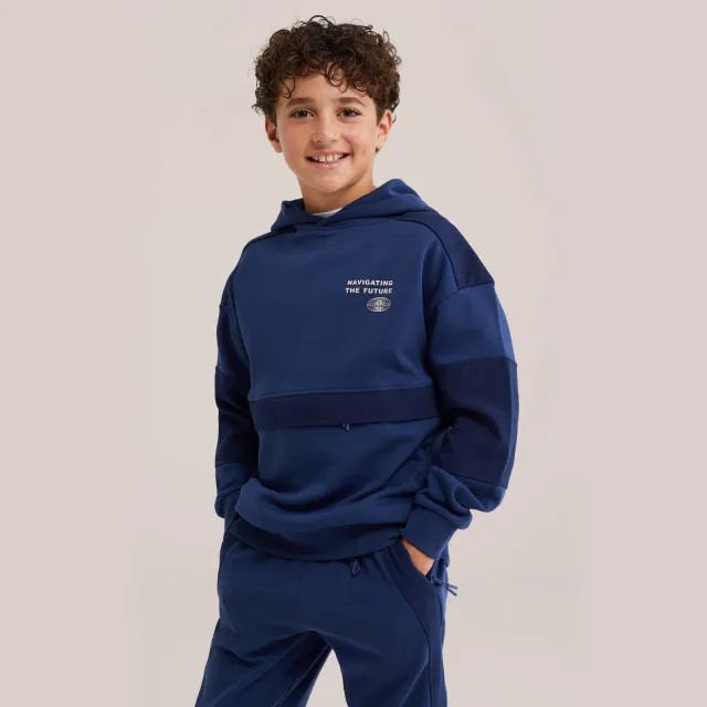 WE Fashion hoodie - donkerblauw