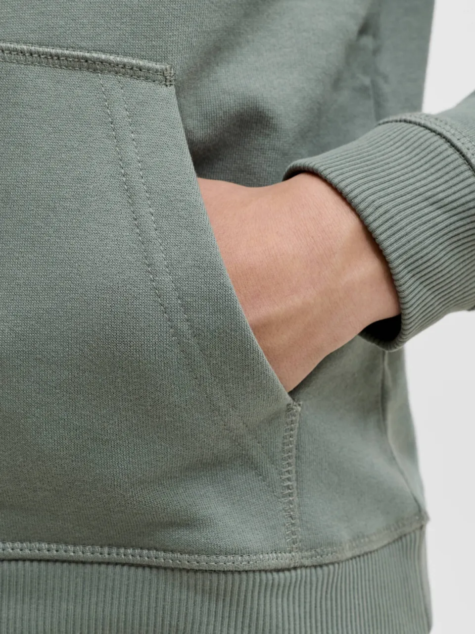 Jack & Jones JUNIOR hoodie met backprint - groen, foto 8