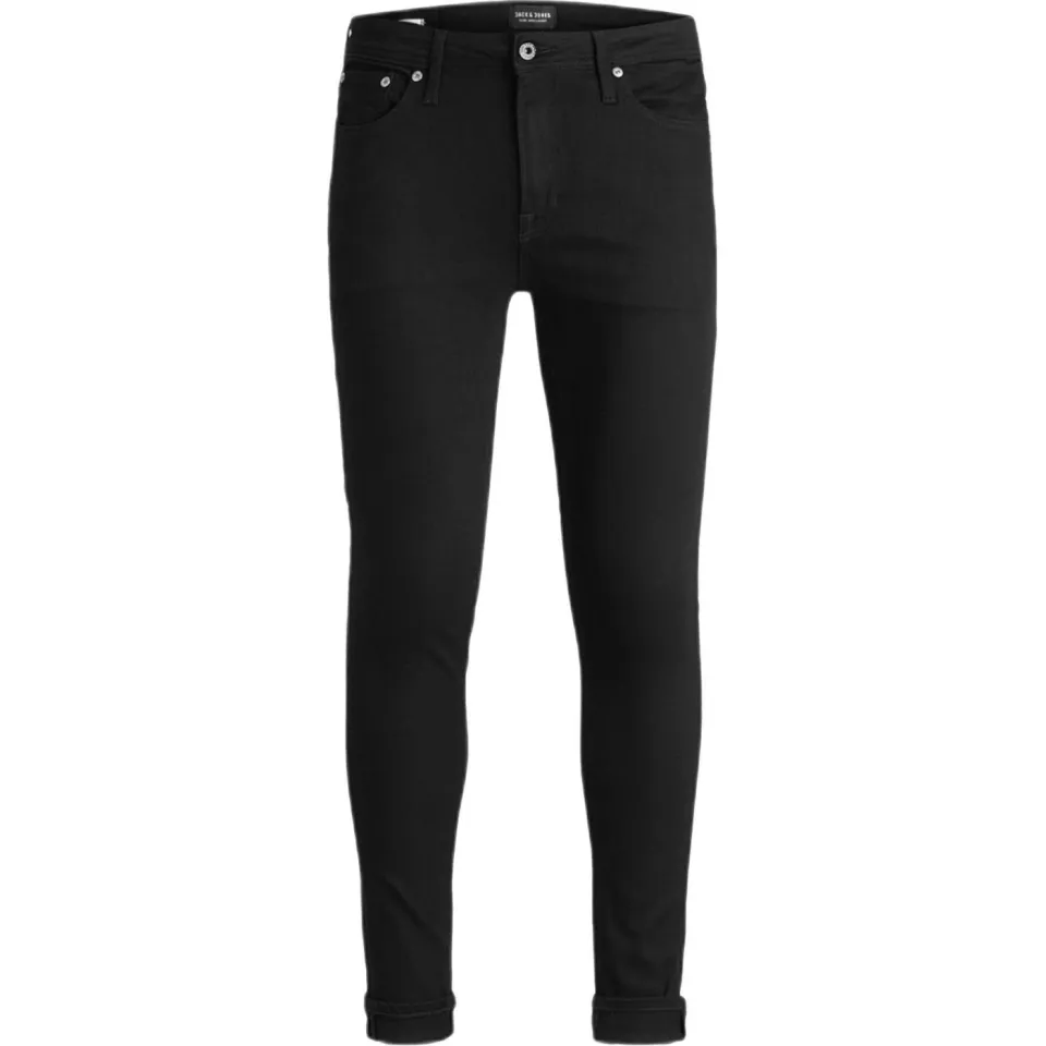 Jack & Jones JEANS INTELLIGENCE slim fit jeans JJIGLENN JJORIGINAL black denim, foto 2