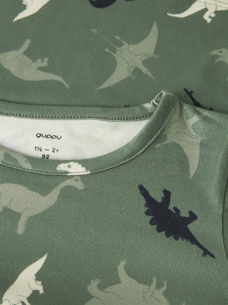 GUPPY MINI pyjama met print groen, foto 3