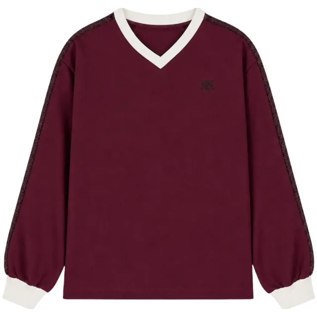 Nik & Nik longsleeve donkerrood, foto 2