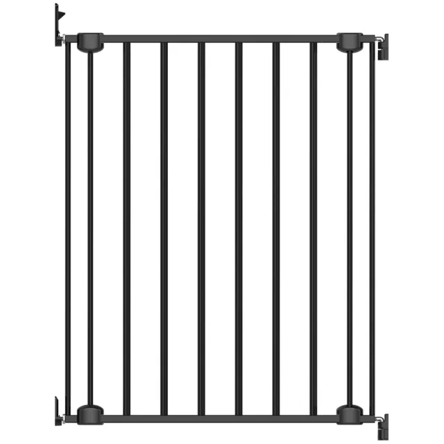 Geuther Lara Metalen Traphek - Uitschuifbaar Schroefhek - 60 tot 107cm - Zwart