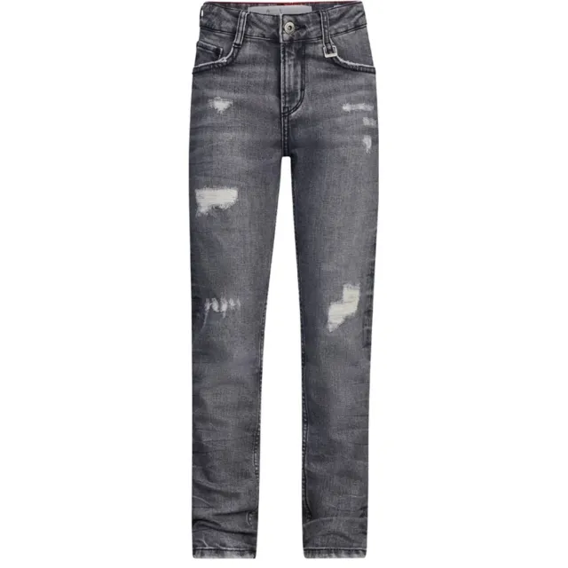 Retour Jeans tapered fit jeans Wulf medium grey denim