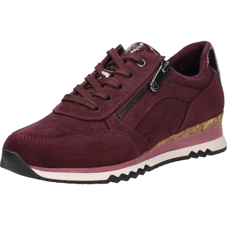 Marco Tozzi lage sneaker bordeaux, foto 3