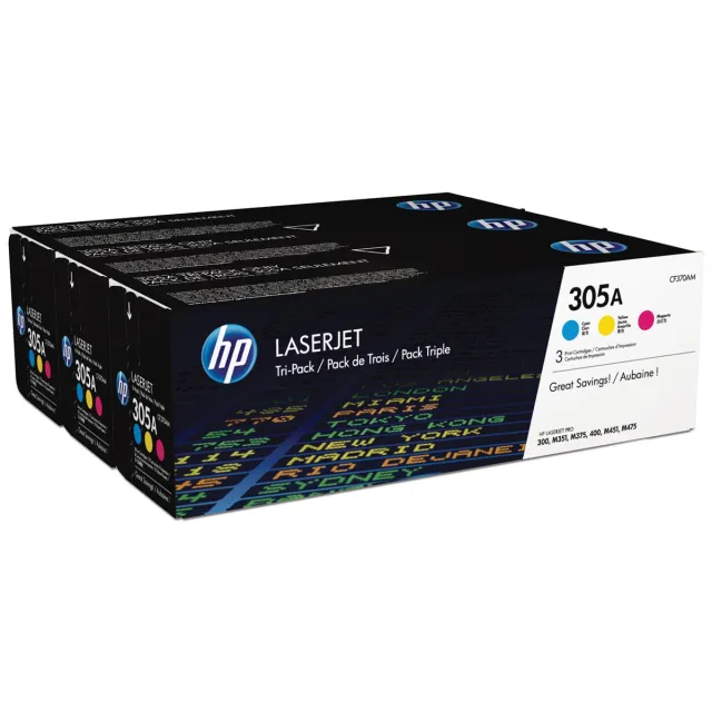 Hp 305A Cyaan, Magenta en Geel