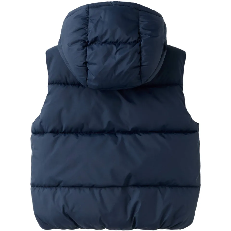 Mango bodywarmer marineblauw, foto 3