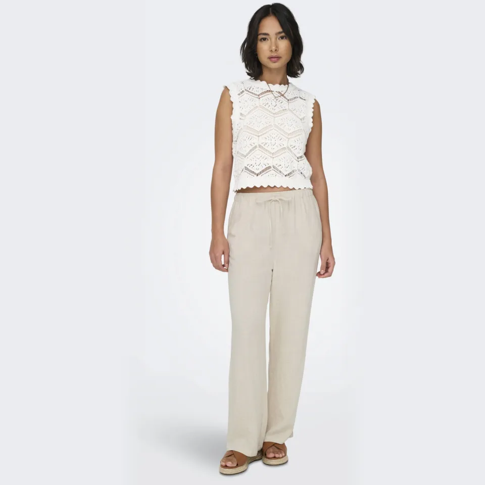 Only Siesta broek beige Moonbeam