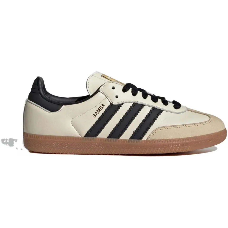 Adidas Originals Samba leren sneakers - beige/zwart, foto 2