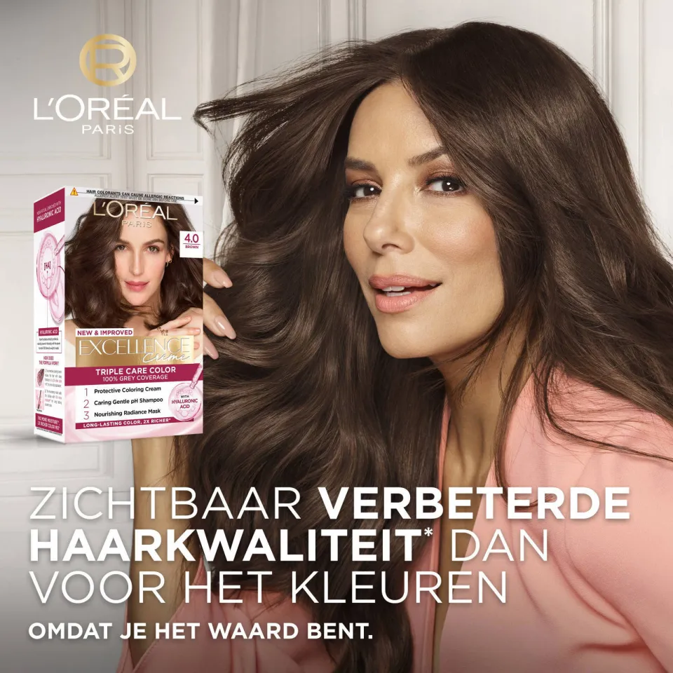L'oréal Excellence haarkleurmiddel 5.3 licht goudbruin, foto 7