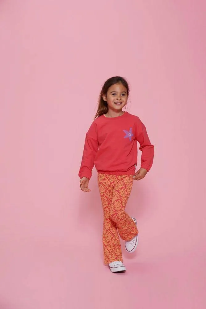 Jubel Lazy Lagoon flared broek oranje, foto 7