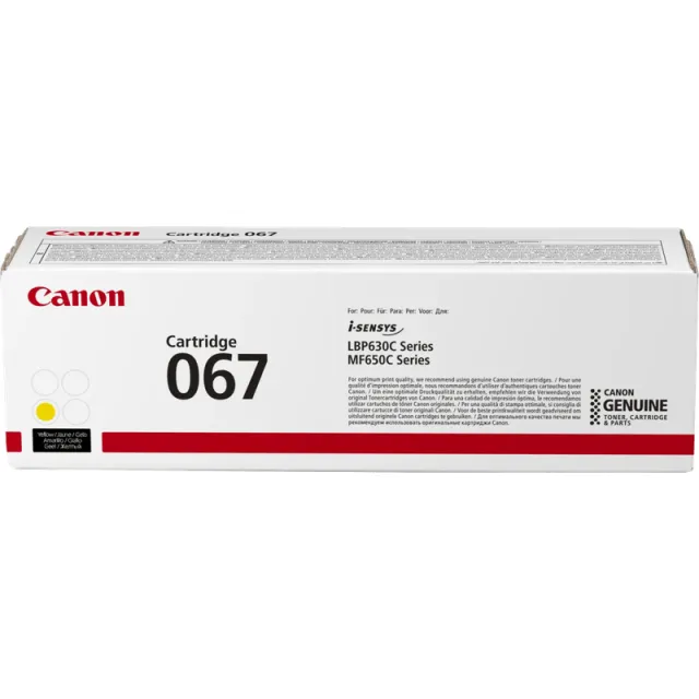 Canon Toner cartridge 067 Y geel