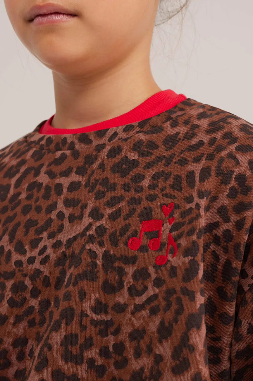 WE Fashion sweater met panterprint - bruin, foto 5