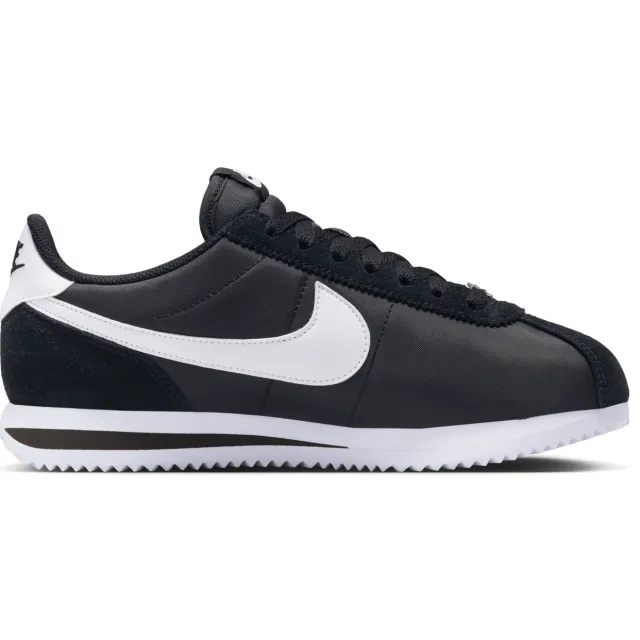 Nike Cortez Sneakers Dames - Zwart - Leer Black