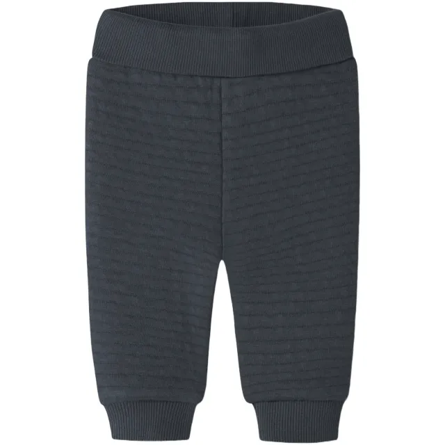 NAME IT BABY quilted jacquard joggingbroek donkerblauw