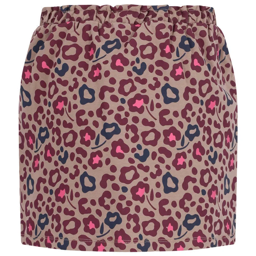 TYGO & vito korte rok met panterprint beige paars roze, foto 3