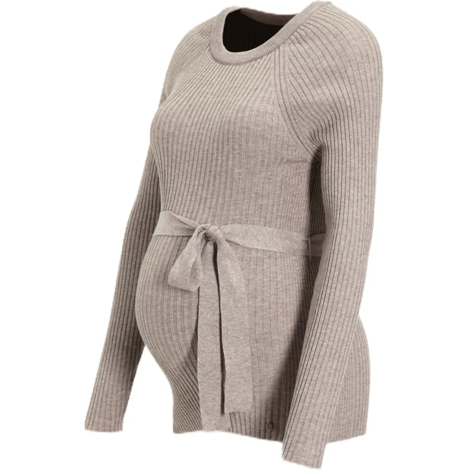 LOVE2WAIT zwangerschaps longsleeve beige, foto 6