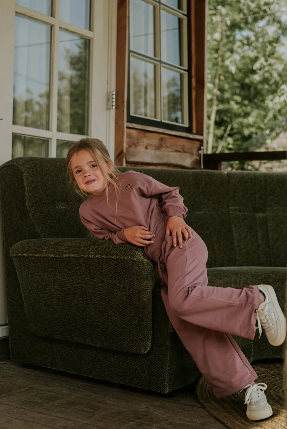 Koko Noko wide leg joggingbroek roze, foto 8