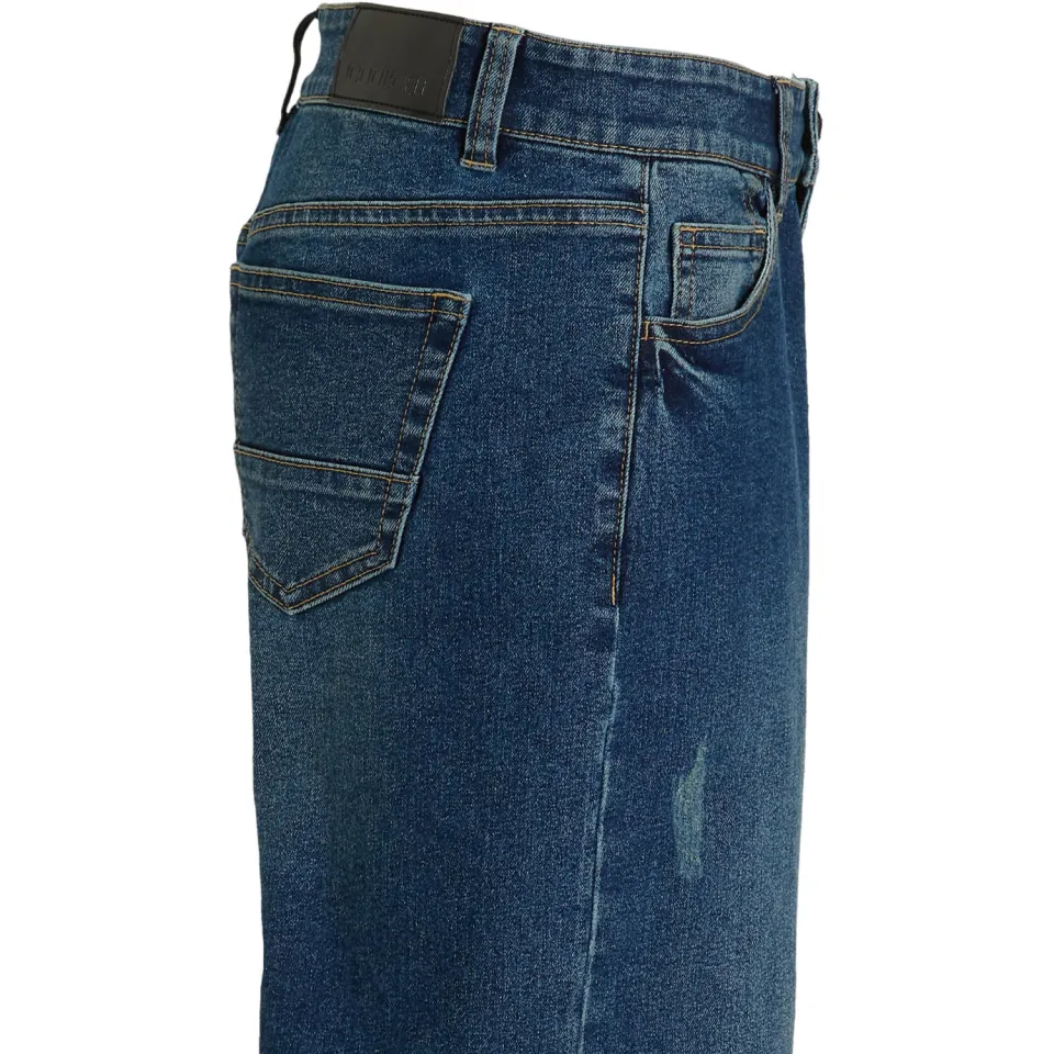 Coolcat Wide Leg Jeans Dominic Donker Blauw, foto 4